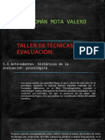 Taller de Técnicas de Evaluación.