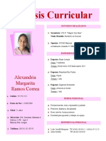 Alexandría Sintesis Curricular