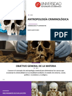 Antropología Criminológica Semana 1