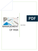 Management of Risk