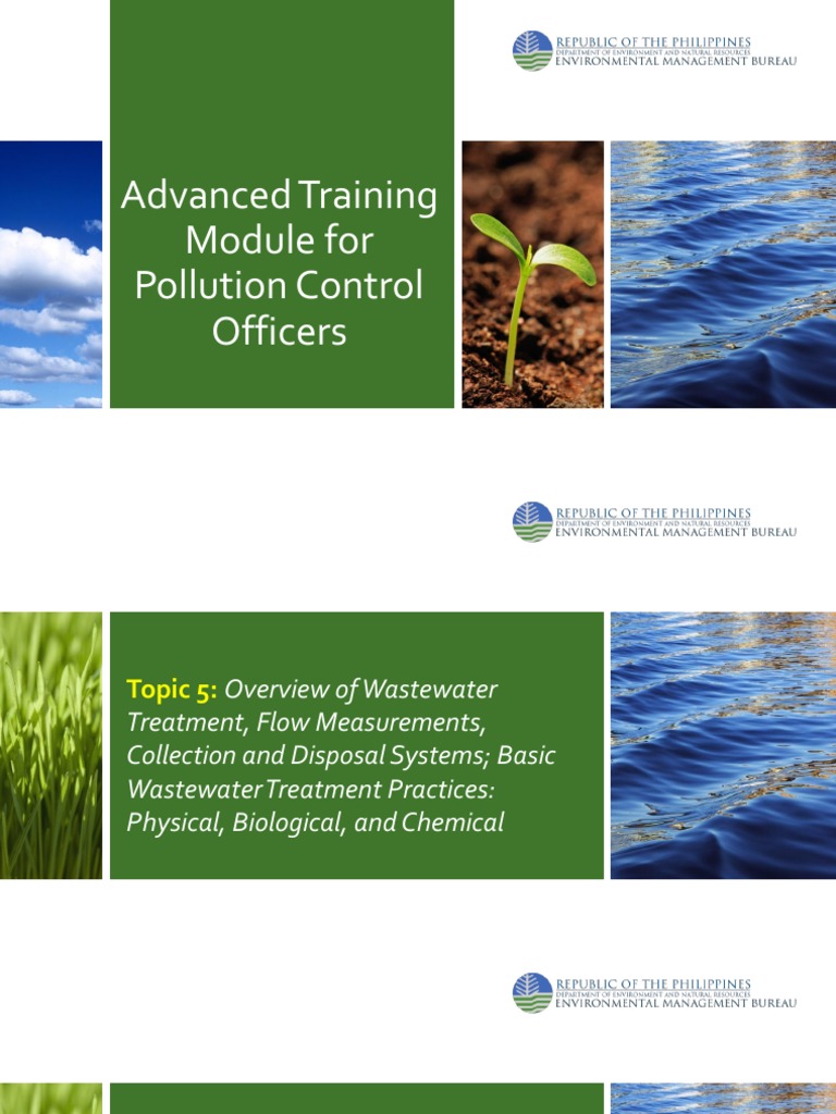Wastewater Treatment Overview and Practices | PDF | Sewage Treatment ...