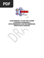 CONTINGENCY PLAN FOR SUPER TYPHOON IN REGION 1 (Draft)