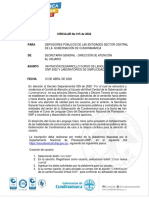 CIRCULAR No. 015 DE 2022 - Lenguaje Claro