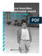 Pierre Bourdieu Abdelmalek Sayad El Desa
