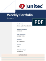 Weekly Portfolio-Semana 7