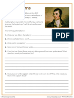 Robert Burns: © Primary Leap Ltd. 2012 WWW - Primaryleap.co - Uk - Primary Resources