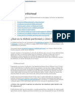 Peritoneal Dialysis en Español