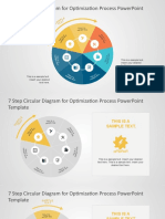 7 Step Circular Diagram For Optimization Process Powerpoint Template