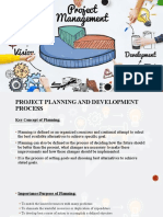 Project Planning and Development Process