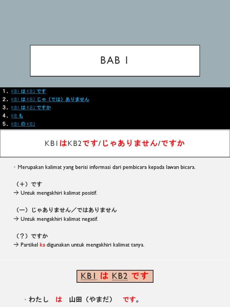 Minna No Nihongo 1 Bab 1 Penjelasan Pdf