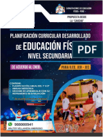 Planificación anual de Educación Física Secundaria