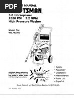 Craftsman Pressure Washer