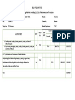 Bill of Quantities Fy 2022