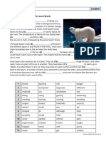 B2 Polar Bears LIU054: Choose The Best Option For Each Blank