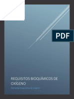 Requisitos Bioquímicos de Oxígeno