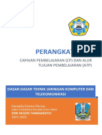 Alur Tujuan Pembelajaran Dasar-Dasar Teknik Jaringan Komputer Dan Telekomunikasi