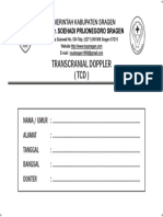 Rsu - Amplop Transcranial Doppler TCD