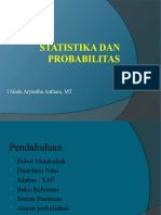Pengantar Statistika Dan Probabilitas