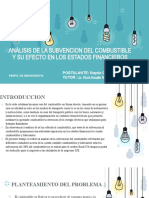 Análisis de La Subvencion Del Combustible