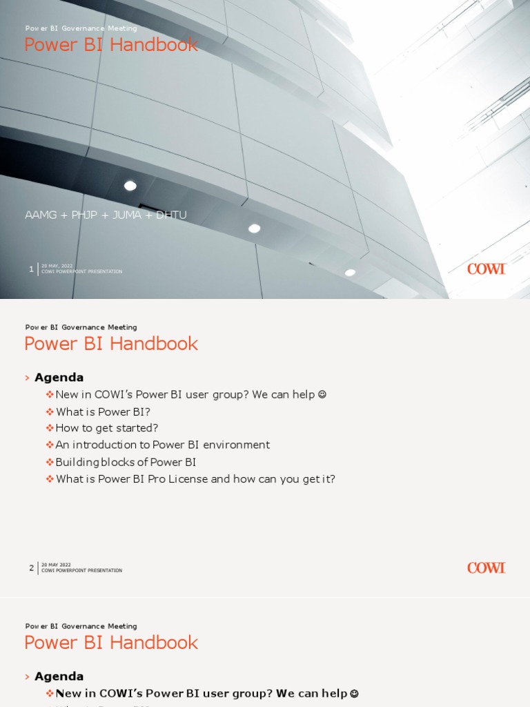 Power BI Governance Handbook 2022 | PDF | Application Software | Ios
