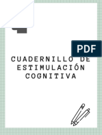 Cuaderno Estimulación Cognitiva DG AM