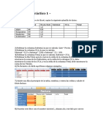 Practicas de Excel