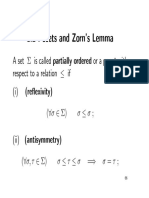 1.2 Posets and Zorn's Lemma