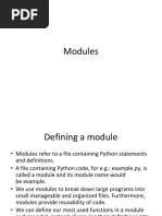 Modules