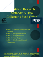 Qualitative Research Methods Guide