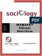 Eight Stages Study Plan For Sociology