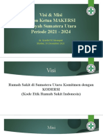 Visi dan Misi MAKERSI Sumatera Utara 2021-2024