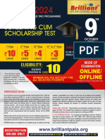 Screening Cum Scholarship Test: IIT/AIIMS 2024