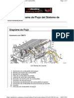 sistema combustible flujo isx