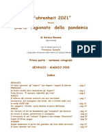 "DiarioRagionatoDellaPandemia. Prima Parte", A Cura Di SerenaRomano