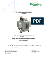 Oil Transformers Minera 4000KVA & 35kV Technical Manual