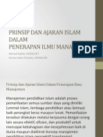 Prinsip Dan Ajaran Islam Dalam Aik HBB SKR