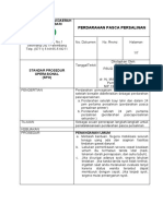 SOP PERDARAHAN PASCA PERSALINAN