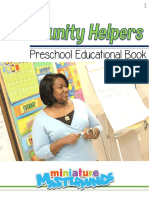 Community Helpers Preschool Book