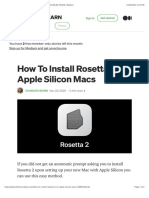 How To Install Rosetta 2 On Apple Silicon Macs - by CHARLES HEARN - Medium