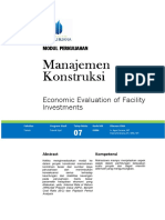 Modul 7 Economic Evaluation of Facility Investment