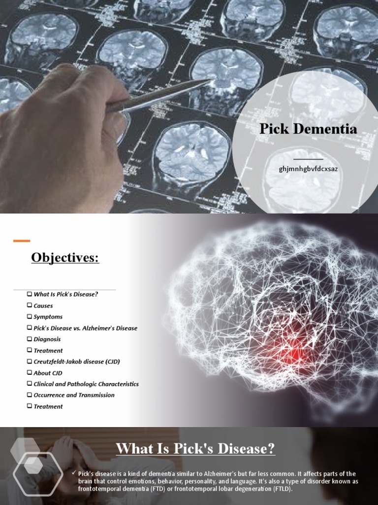 Pick Dementia PDF Medicine Clinical Medicine