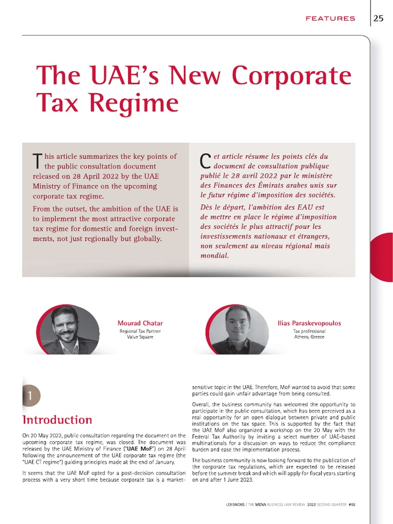Uae New Corporate Tax Pdf