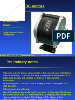 Lecture 5: DC Motors: Instructor: Dr. Imran Ghous Contact