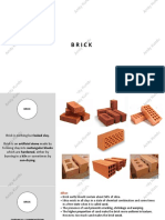 Lecture 1, 2 and 3 - Brick - WM