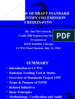 Overview of Draft Standard To Quantify Co2 Emission CREDITS-P1595