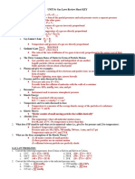 Unit 6 Review Sheet KEY - Gas Laws