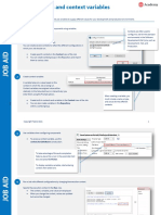 Using Contexts and Context Variables