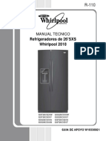Refrigeradores de 26'SXS Whirlpool 2010: Manual Tecnico