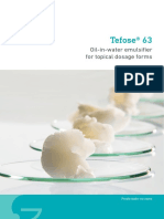 Tefose® 63: Oil-In-Water Emulsifier For Topical Dosage Forms