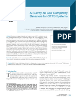 A Survey On Low Complexity Detectors For OTFS Systems